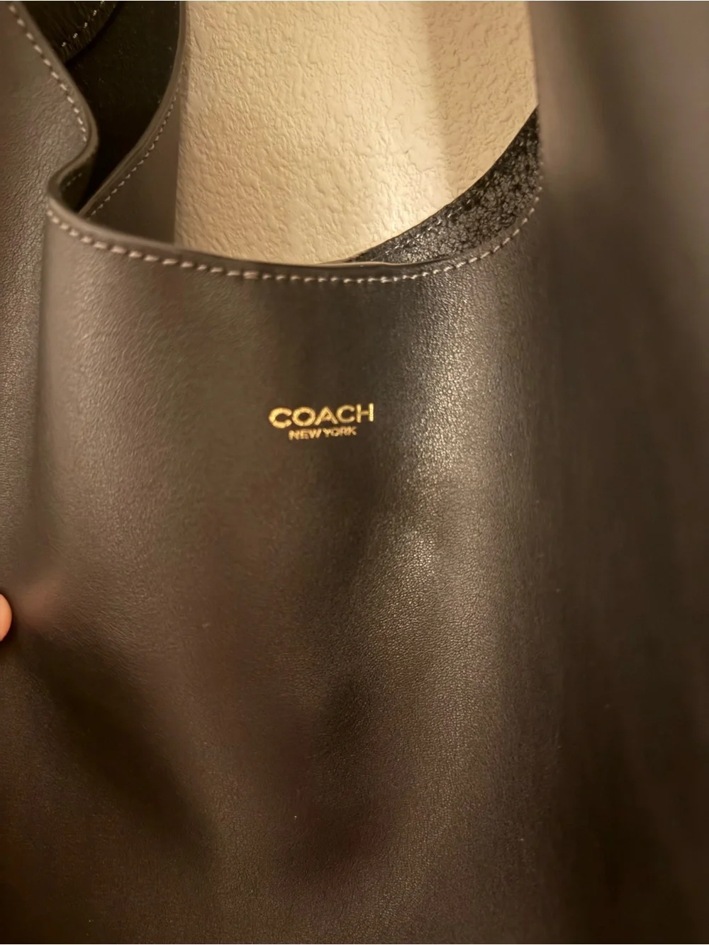 Coach Brooklyn Shoulder Bag 39 - Black Leather